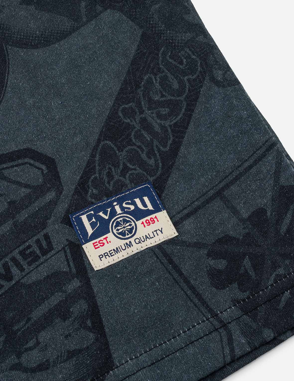 オールオーバーEVISUシグネチャーグラフィック Tシャツ