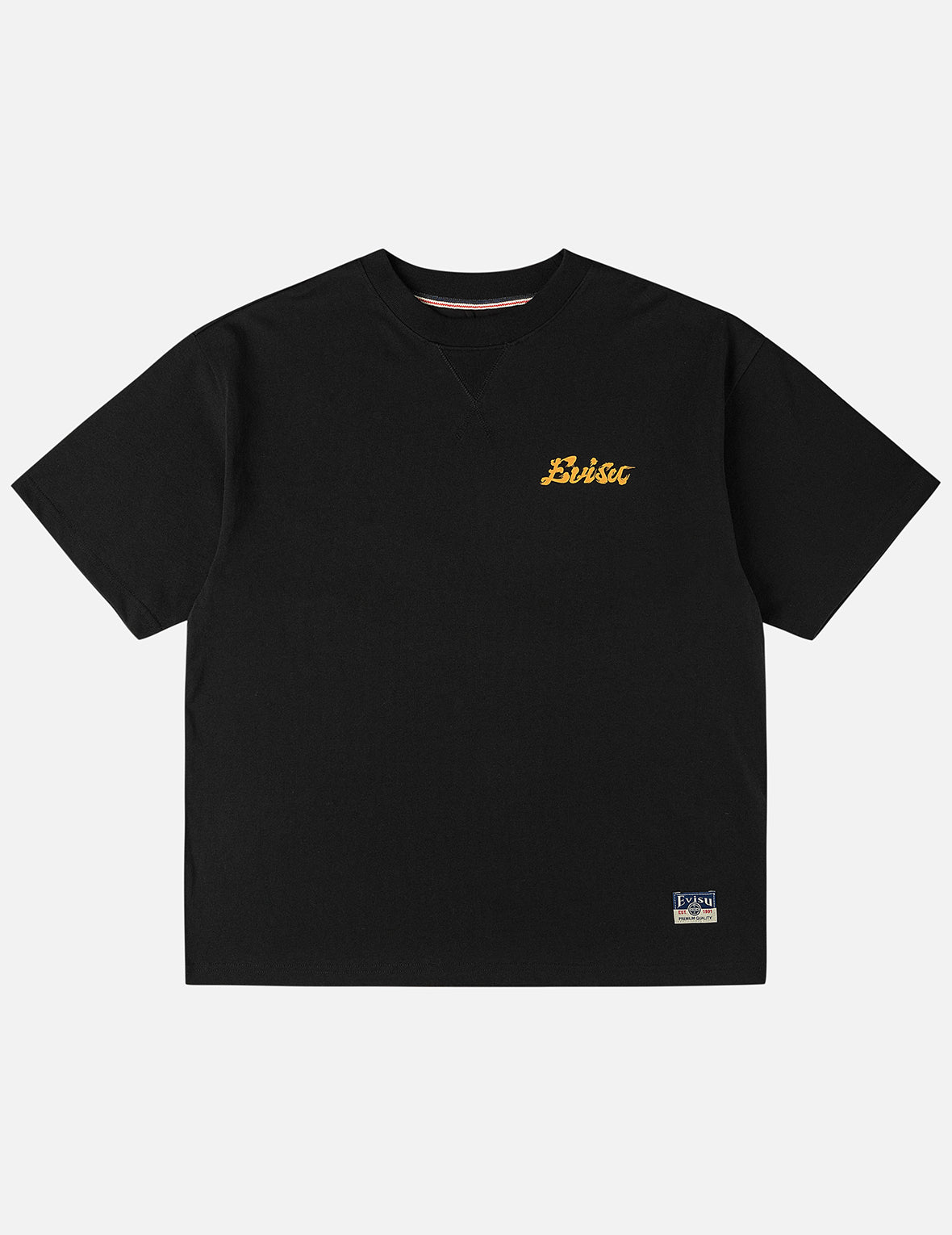 日本凧デニムパッチポケット Tシャツ