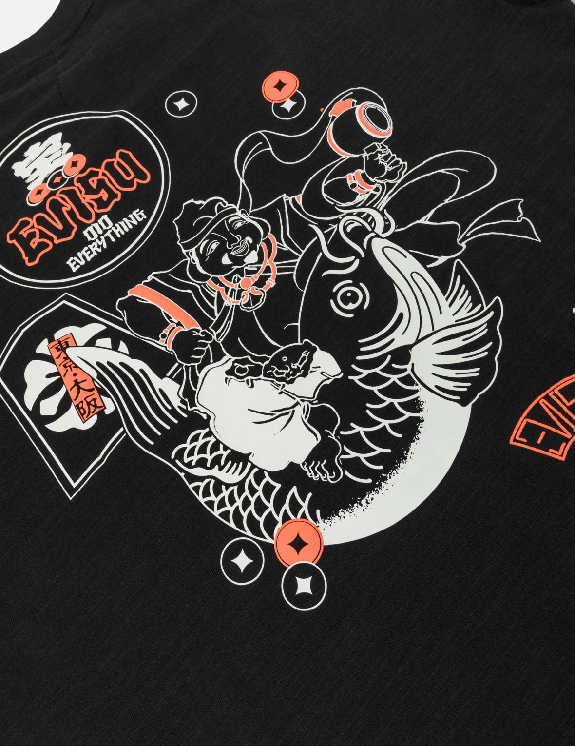 仏頭鯉プリント Tシャツ – EVISU