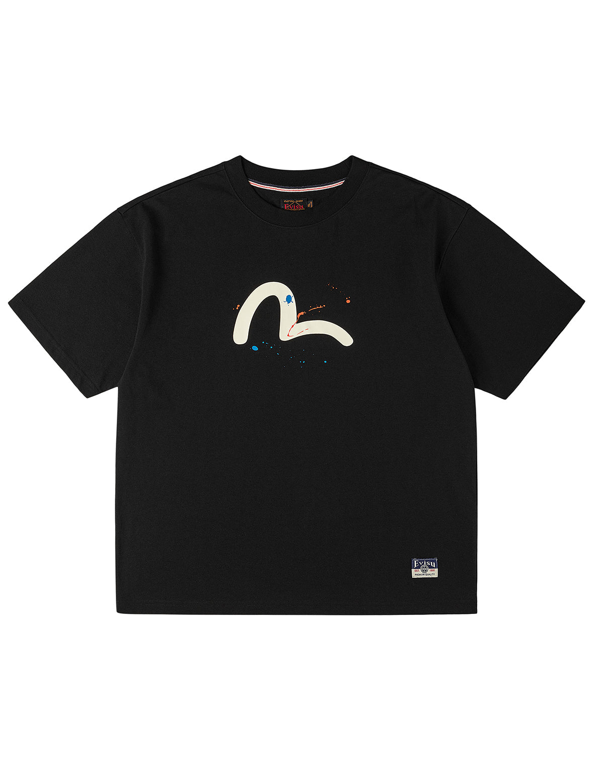 カモメ大黒プリントスプラッシュ Tシャツ