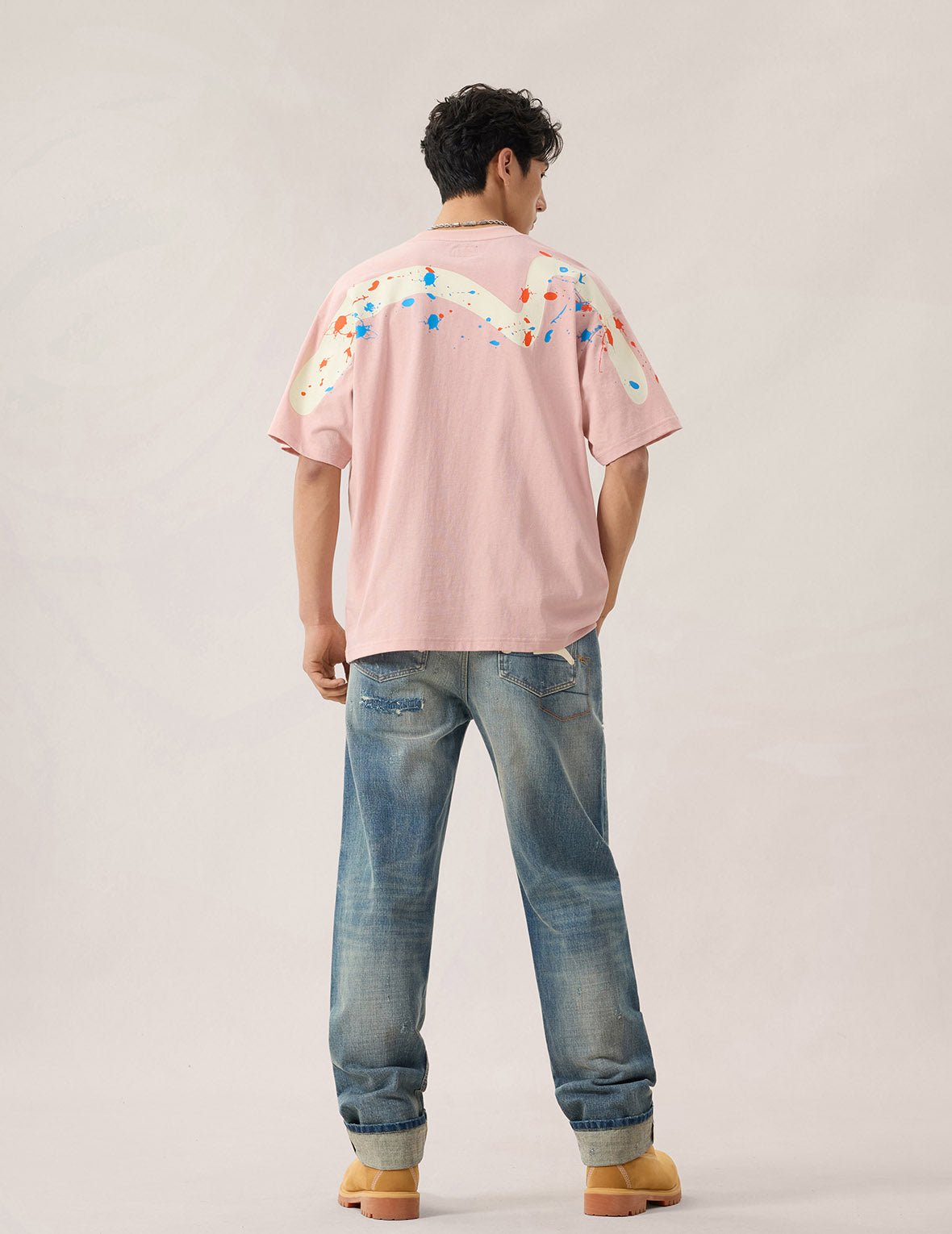 Seagull Daicock Print Splash T-shirt – EVISU