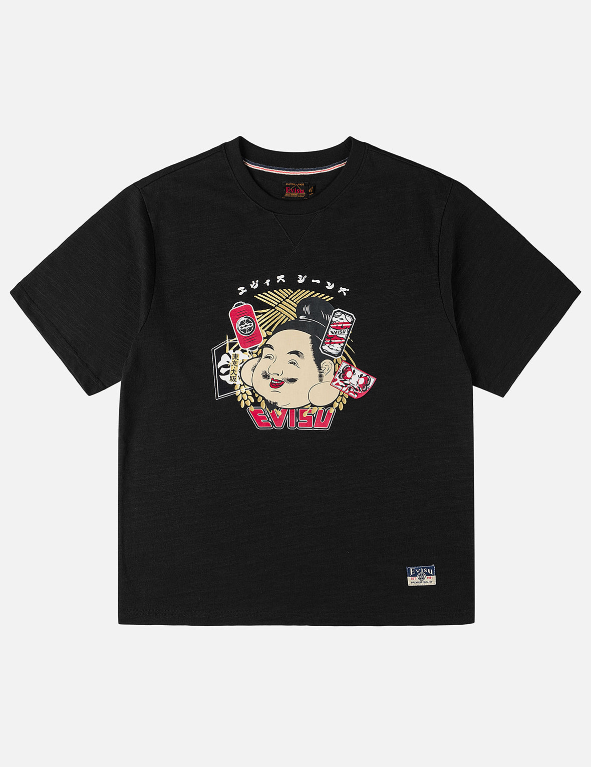 仏頭プリント Tシャツ
