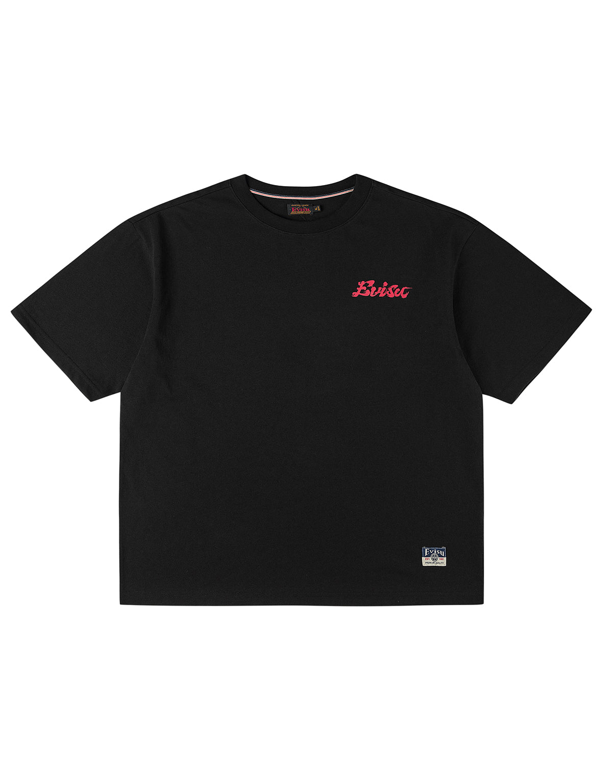 レオパードグリッドプリント Tシャツ