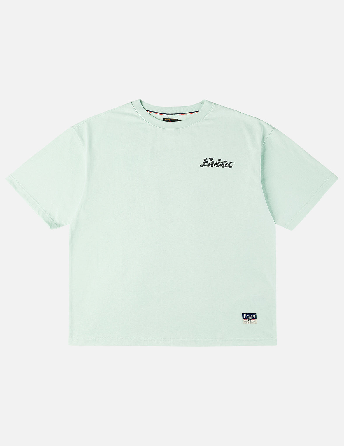 レオパードグリッドプリント Tシャツ