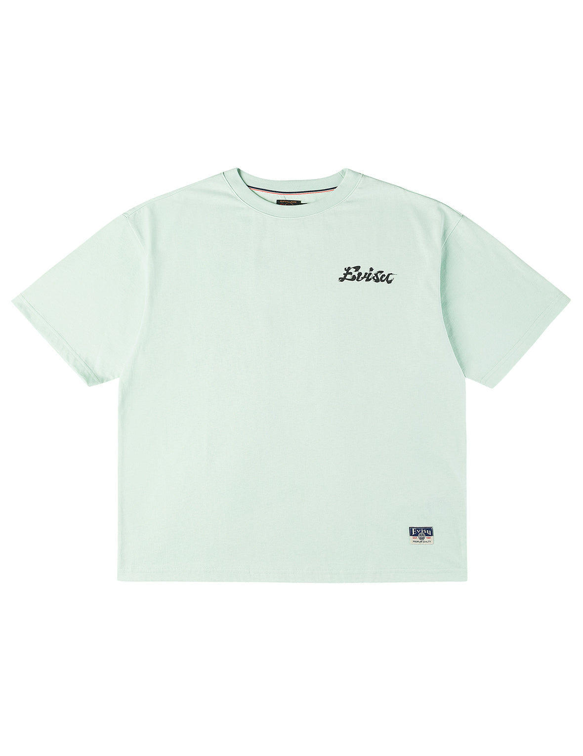 レオパードグリッドプリント Tシャツ