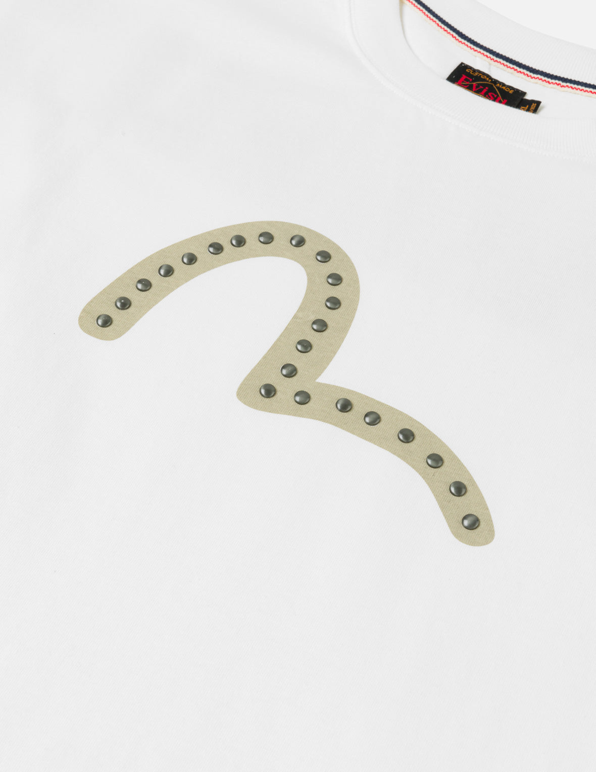 カモメプリントメタルスタッズ Tシャツ