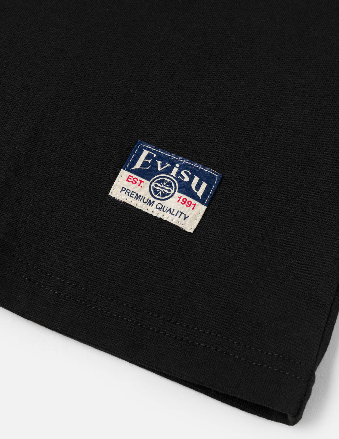 ファブリックミックスパッチワークカモメ＆ロゴアプリケTシャツ