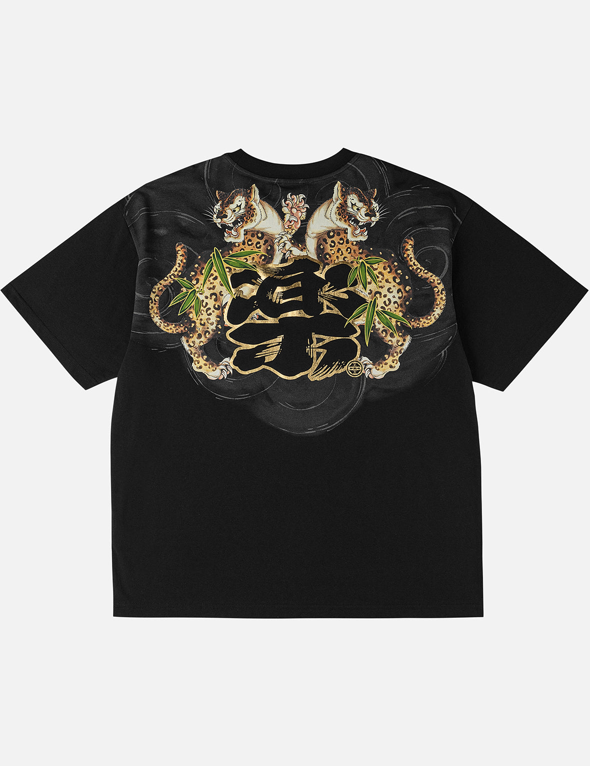 漢字レオパードプリント Tシャツ – EVISU
