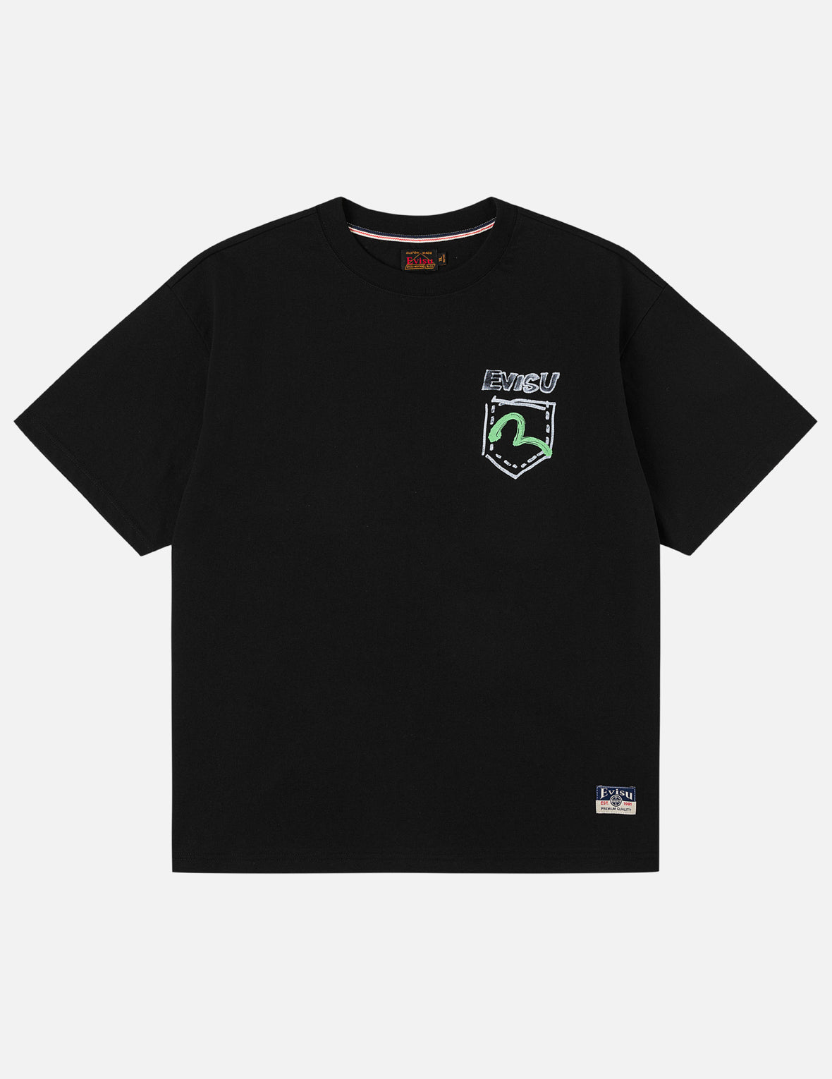 手描き招き猫 Tシャツ – EVISU