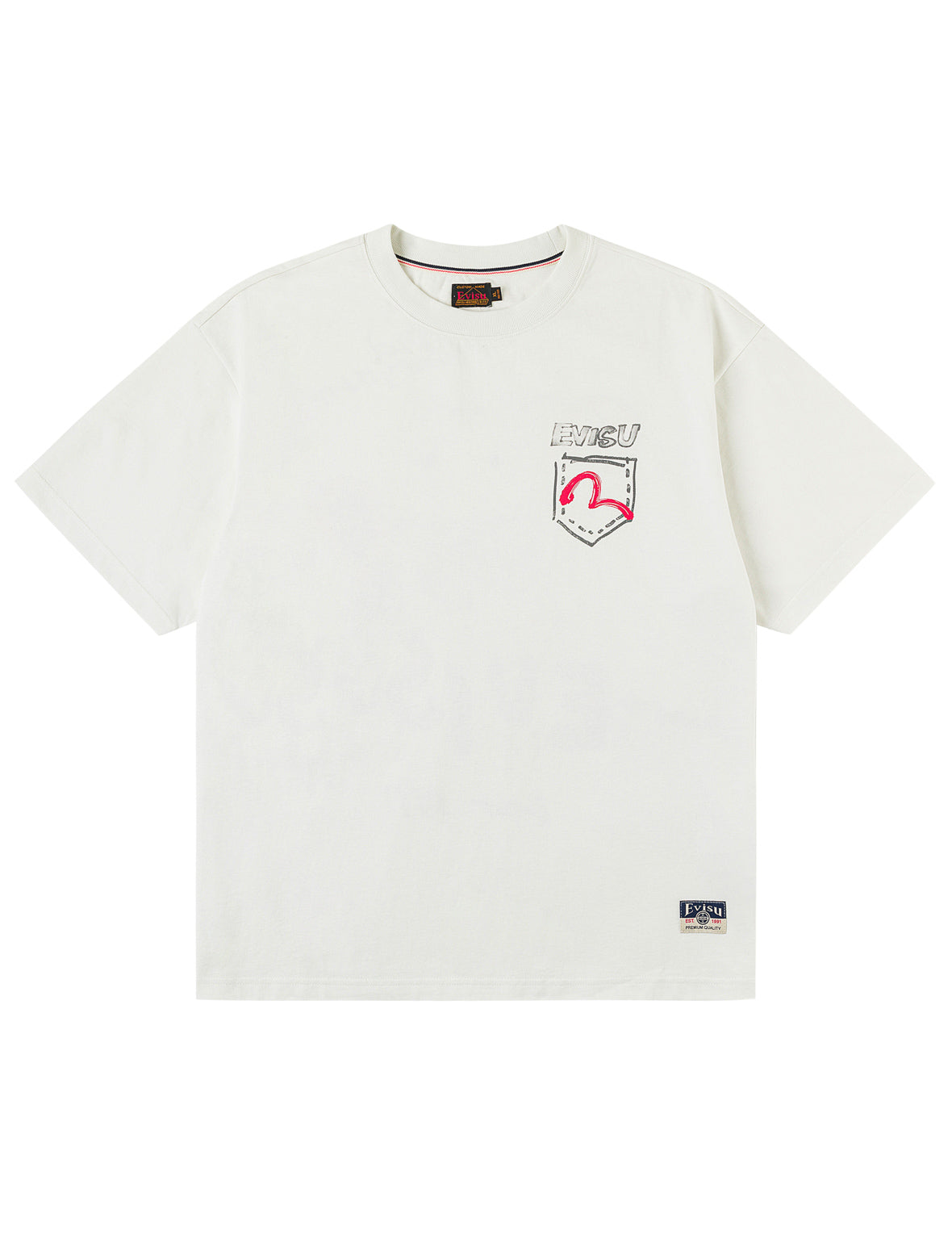 手描き招き猫 Tシャツ