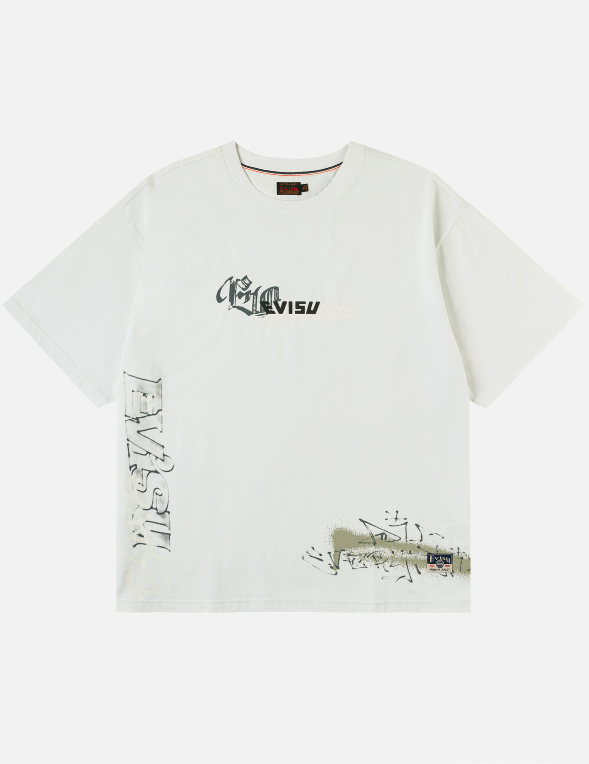 オールオーバーEVISUロゴグラフィック Tシャツ