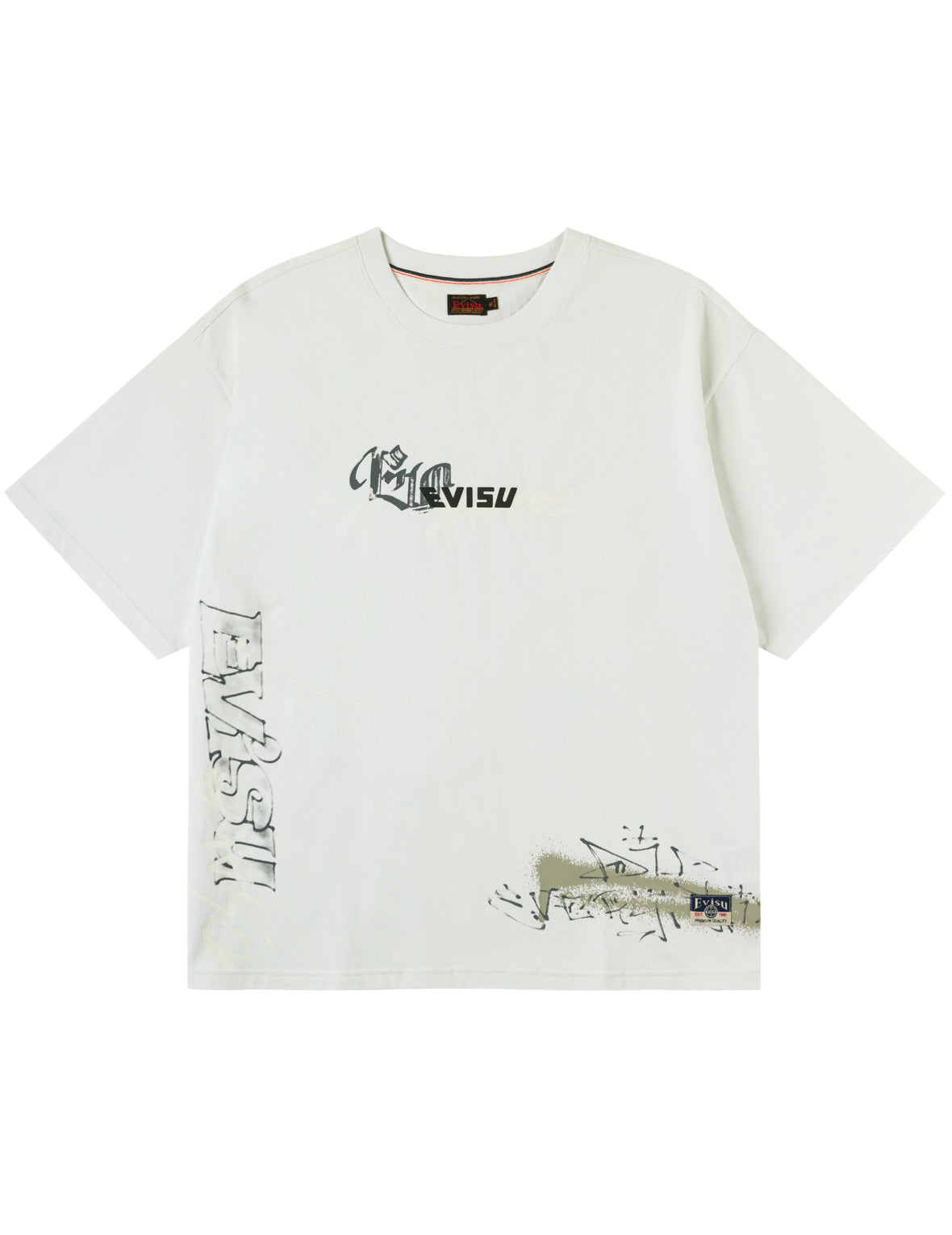 オールオーバーEVISUロゴグラフィック Tシャツ