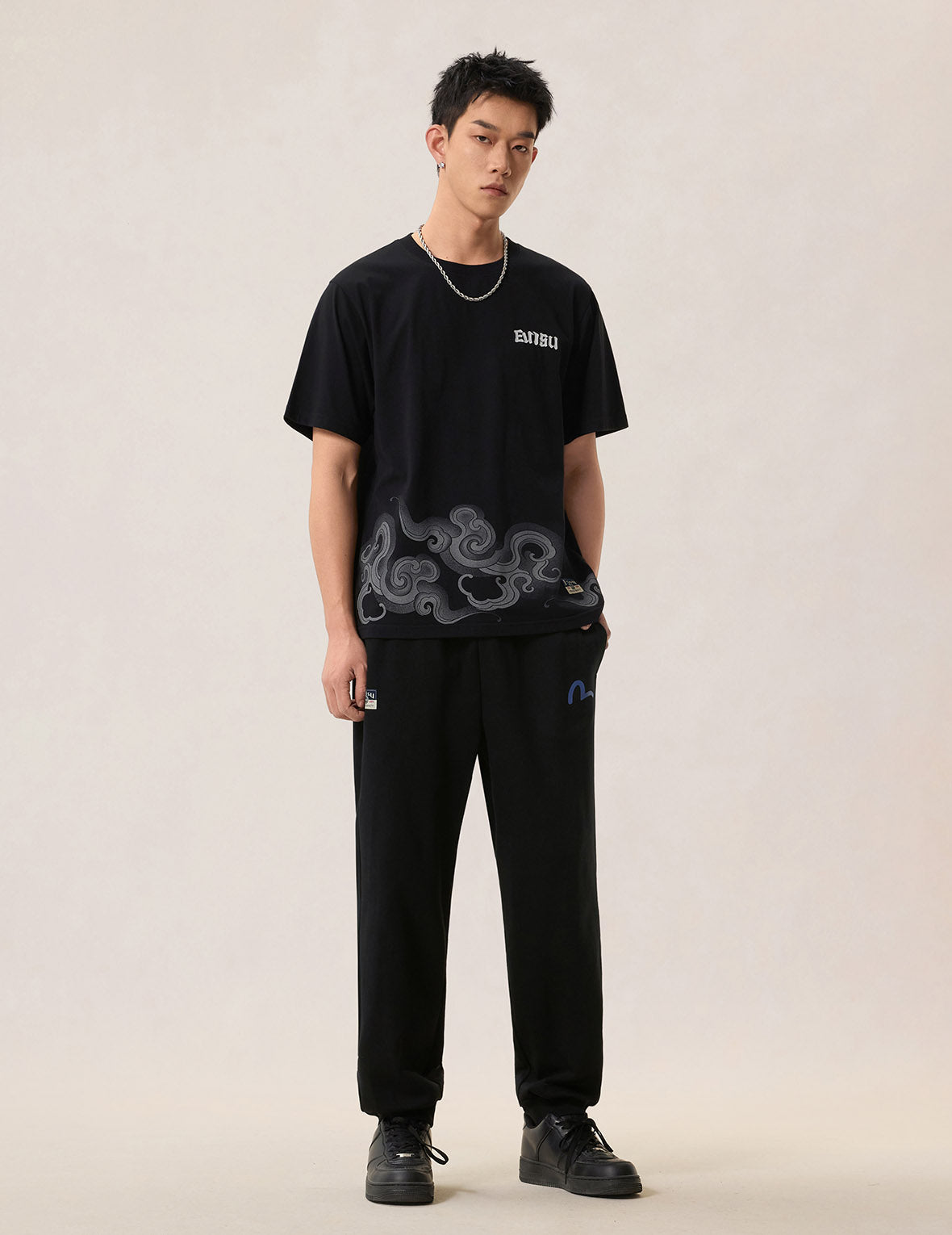Cloud and Golden Daicock T-shirt – EVISU