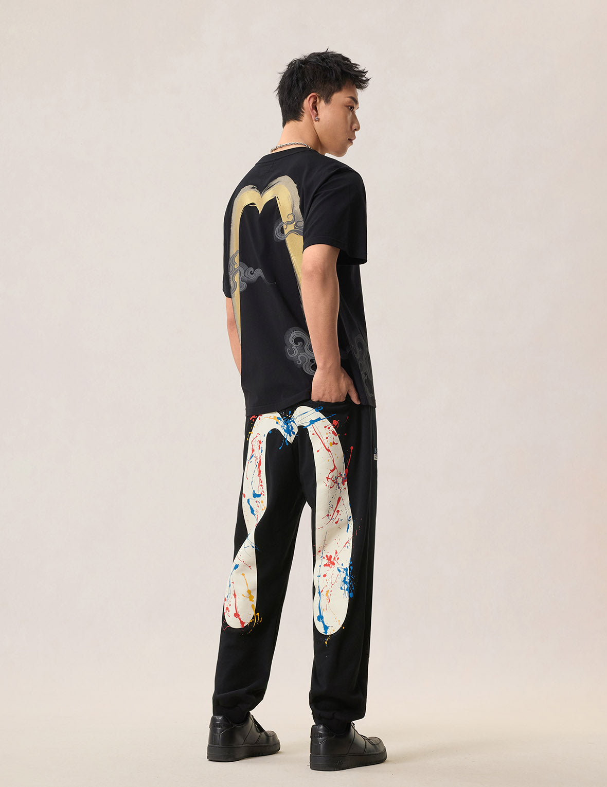 Cloud and Golden Daicock T-shirt – EVISU