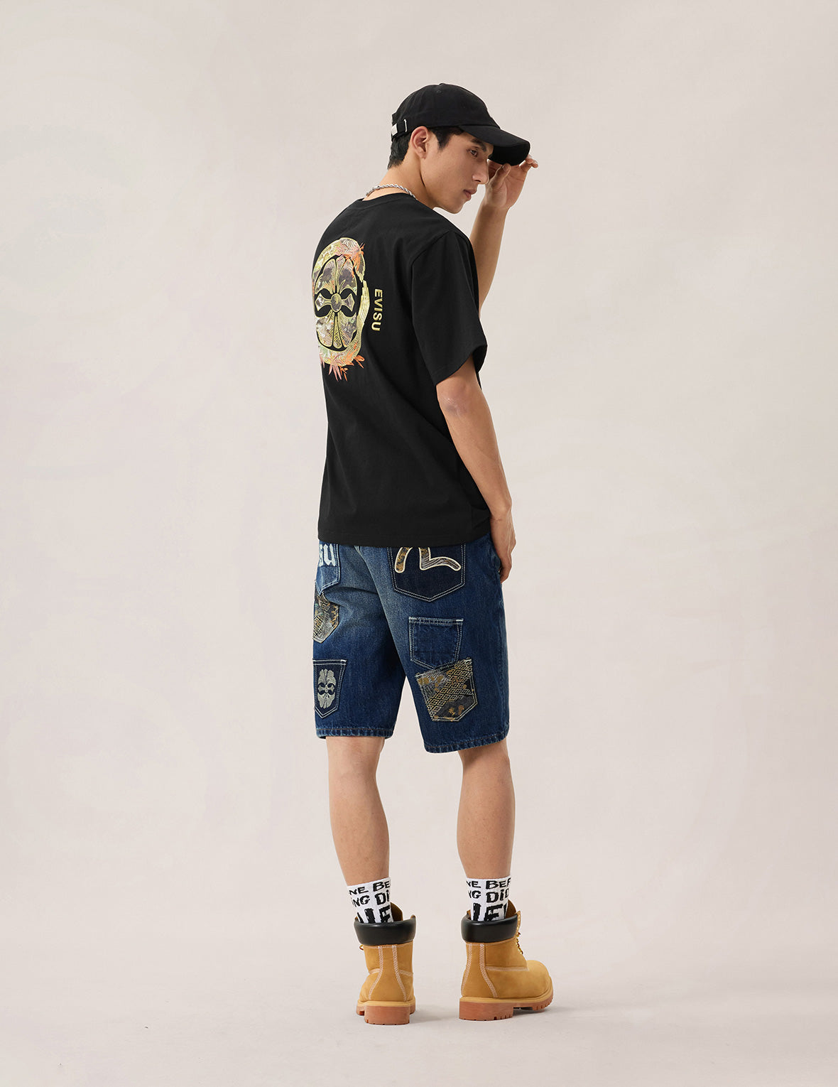 竹刺繍 風景家紋 Tシャツ – EVISU