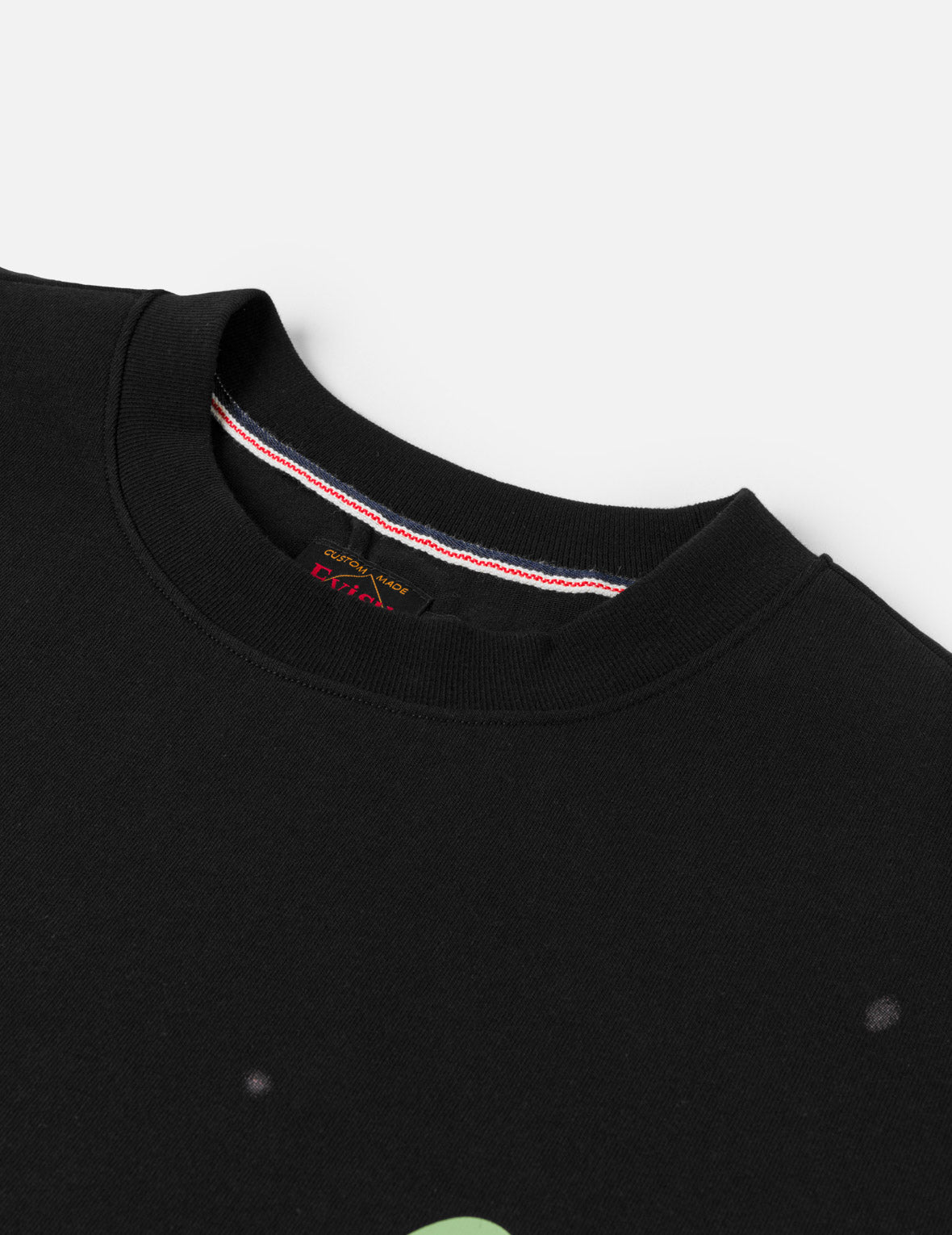 ベビーエンジェルとグラフィティプリントディップダイTシャツ