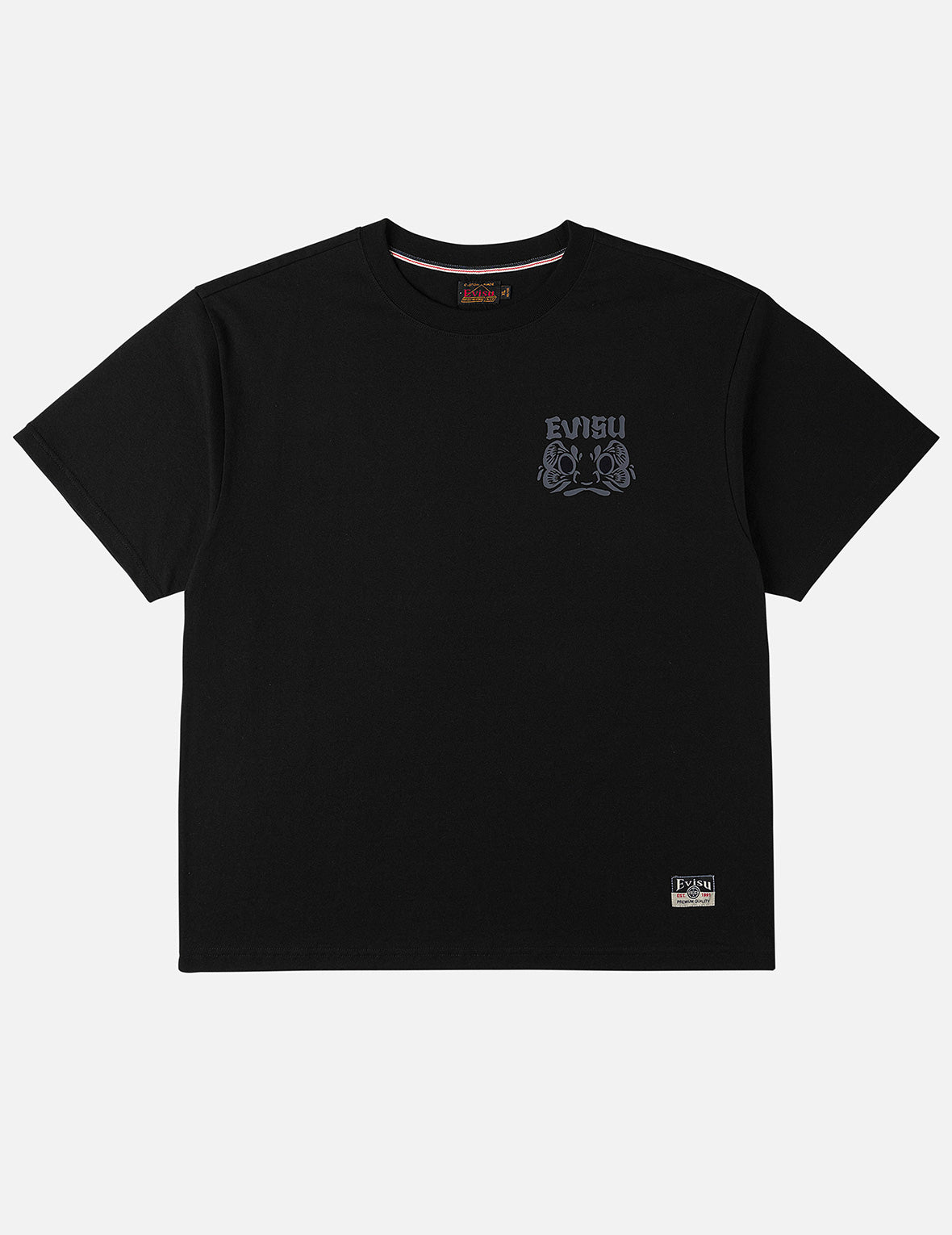 EVISUロゴとだるま Tシャツ