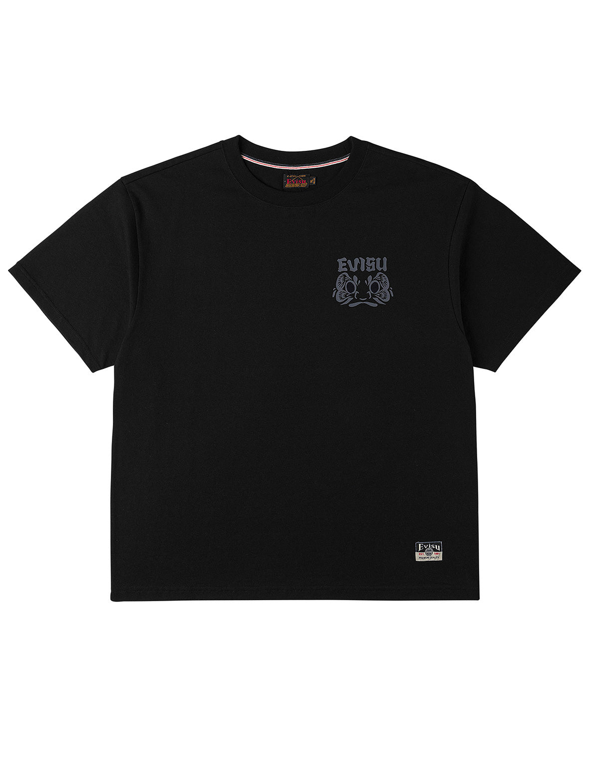 EVISUロゴとだるま Tシャツ