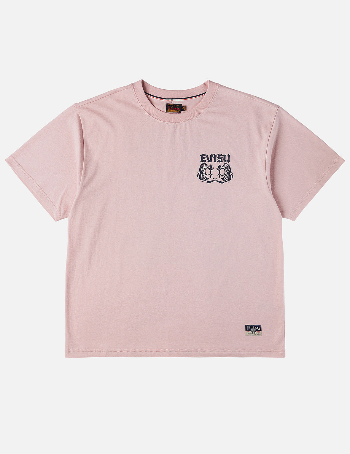EVISUロゴとだるま Tシャツ