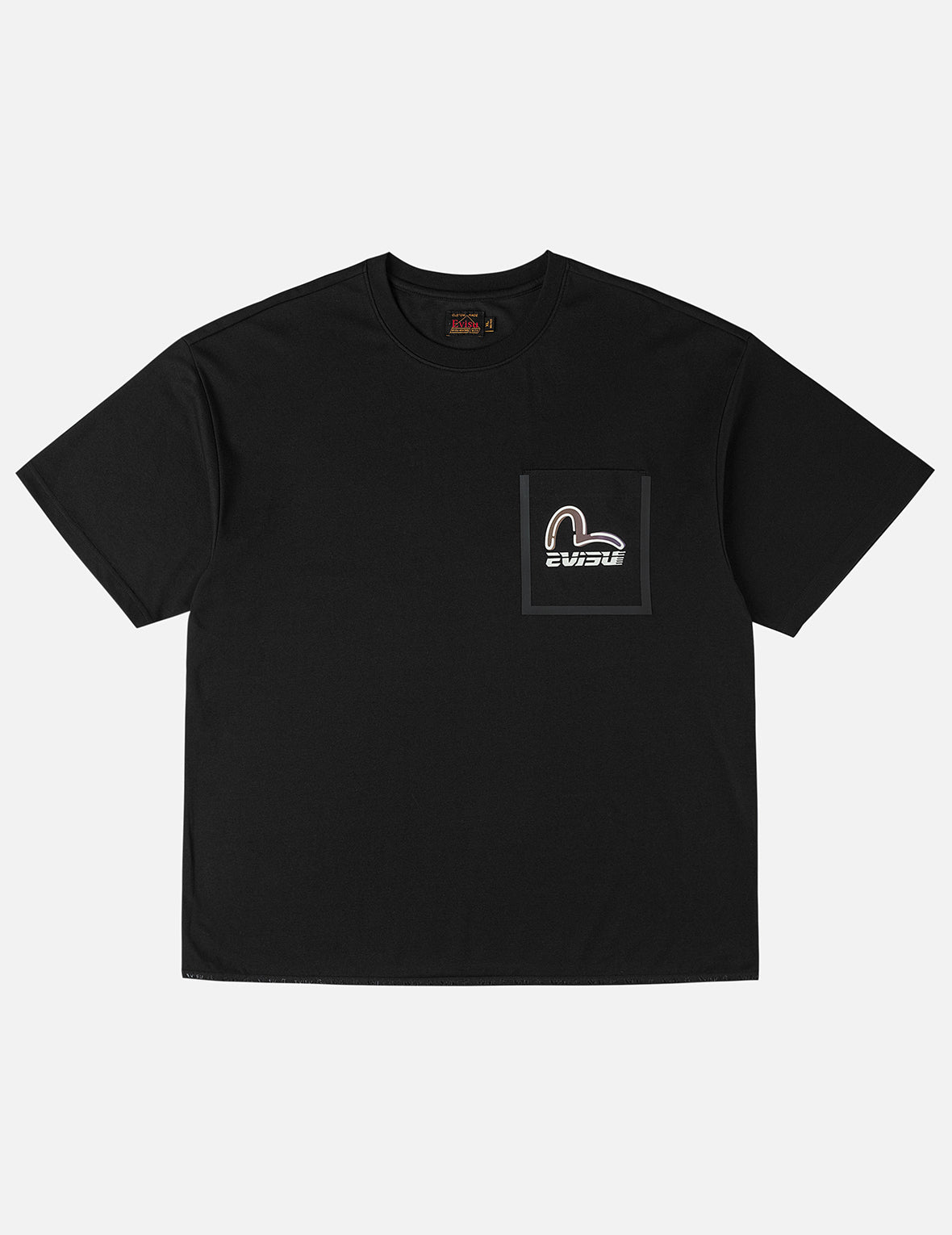 エラスティックヘムカモメプリントポケット Tシャツ – EVISU