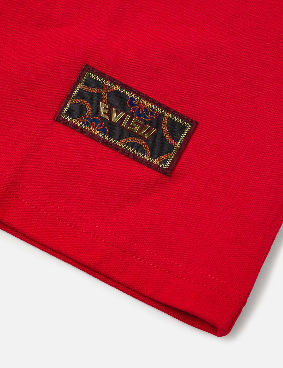 馬年大黒プリント Tシャツ - レッド