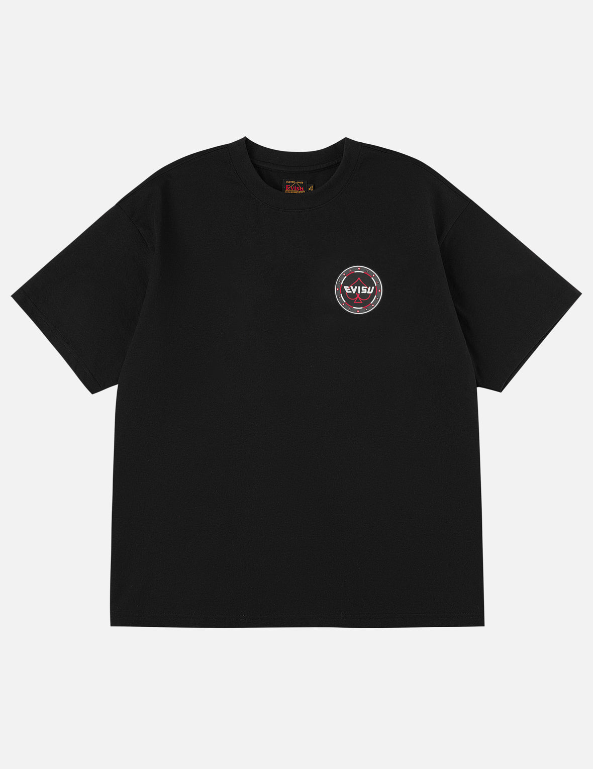 Poker Lucky Dice and Flocked Seagull T-shirt - Black