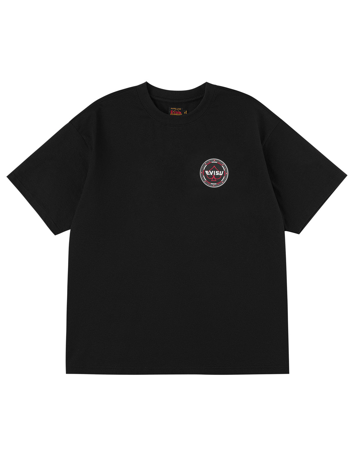 Poker Lucky Dice and Flocked Seagull T-shirt - Black