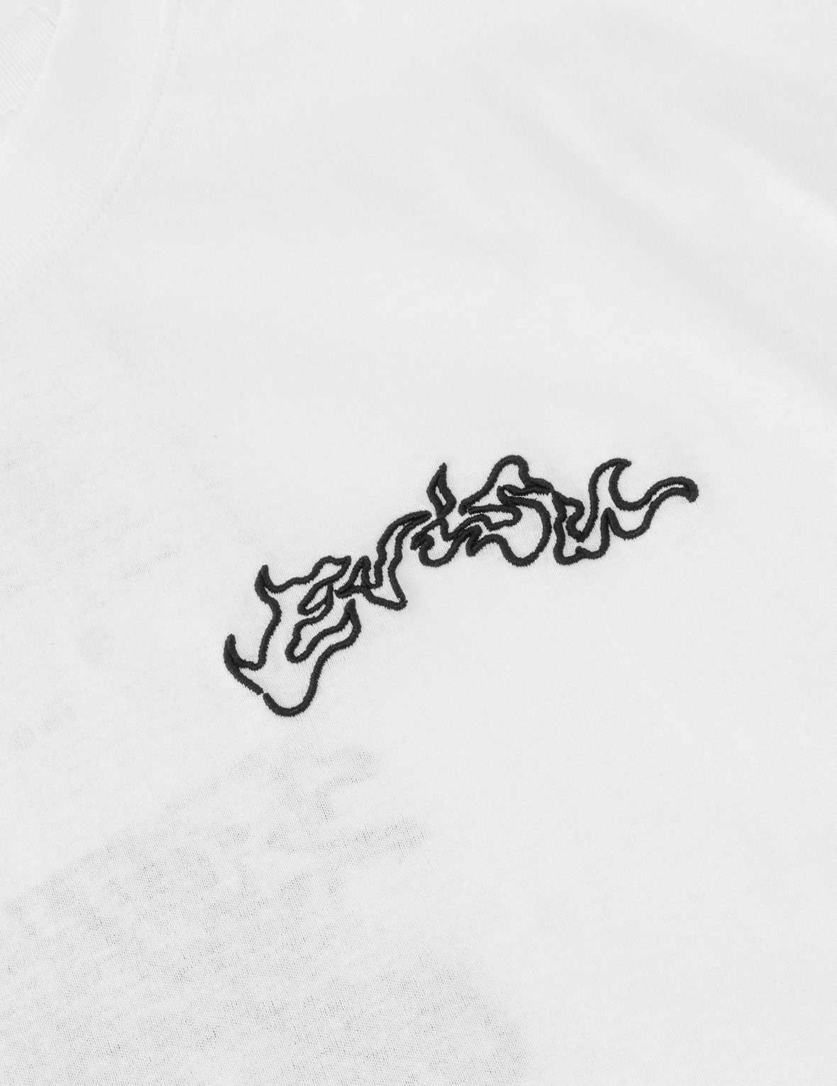 スカル侍刺繍 Tシャツ