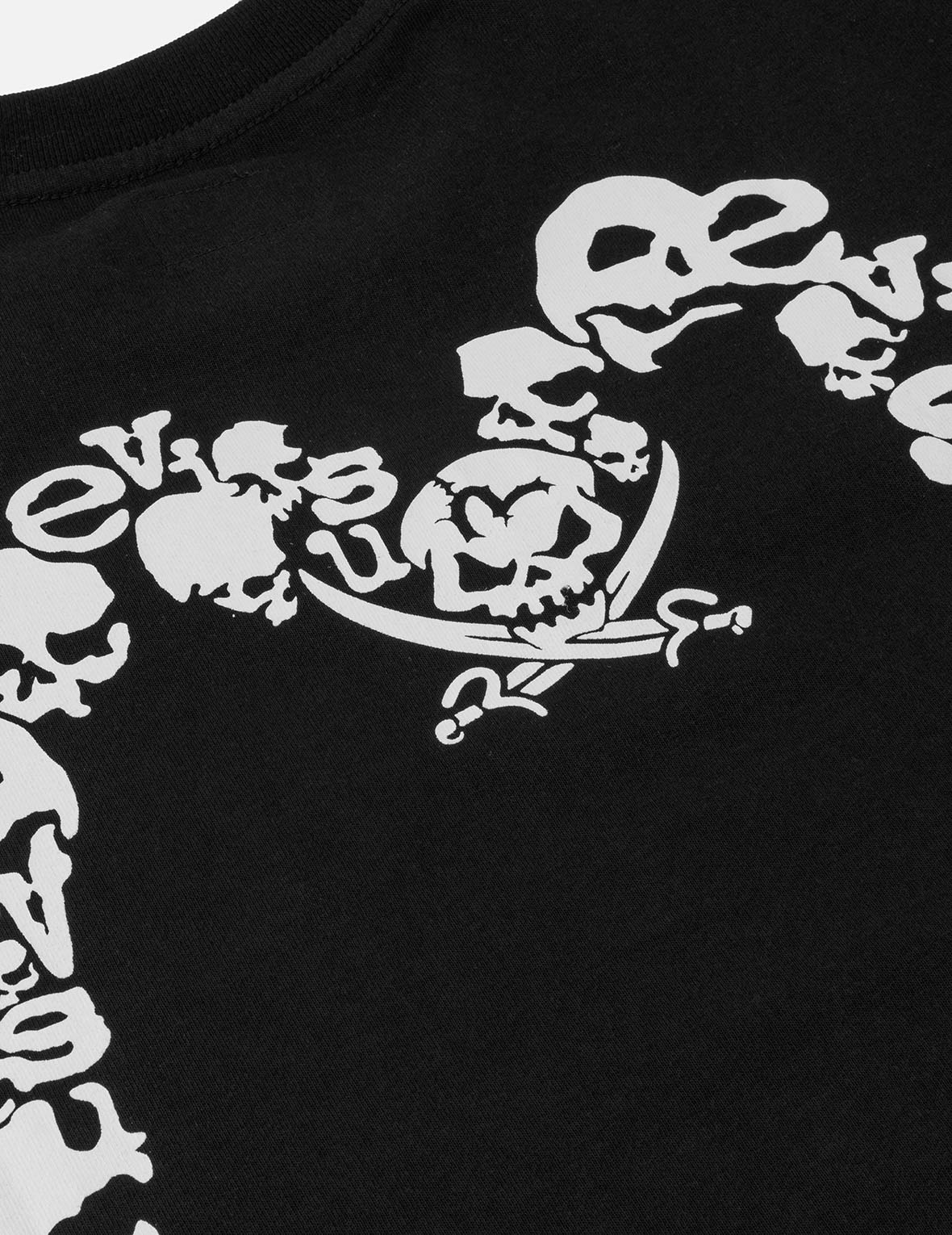 ディストレスドスカル大黒 Tシャツ