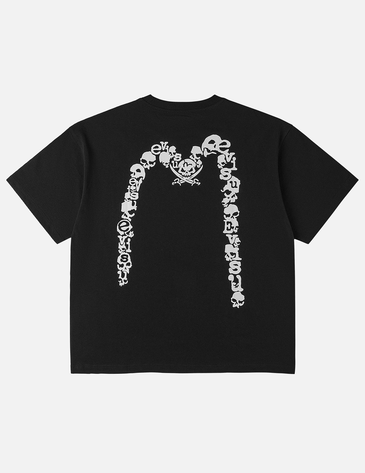 ディストレスドスカル大黒 Tシャツ