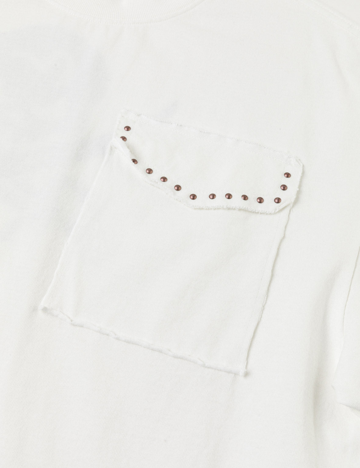 スカルスタッズポケット Tシャツ