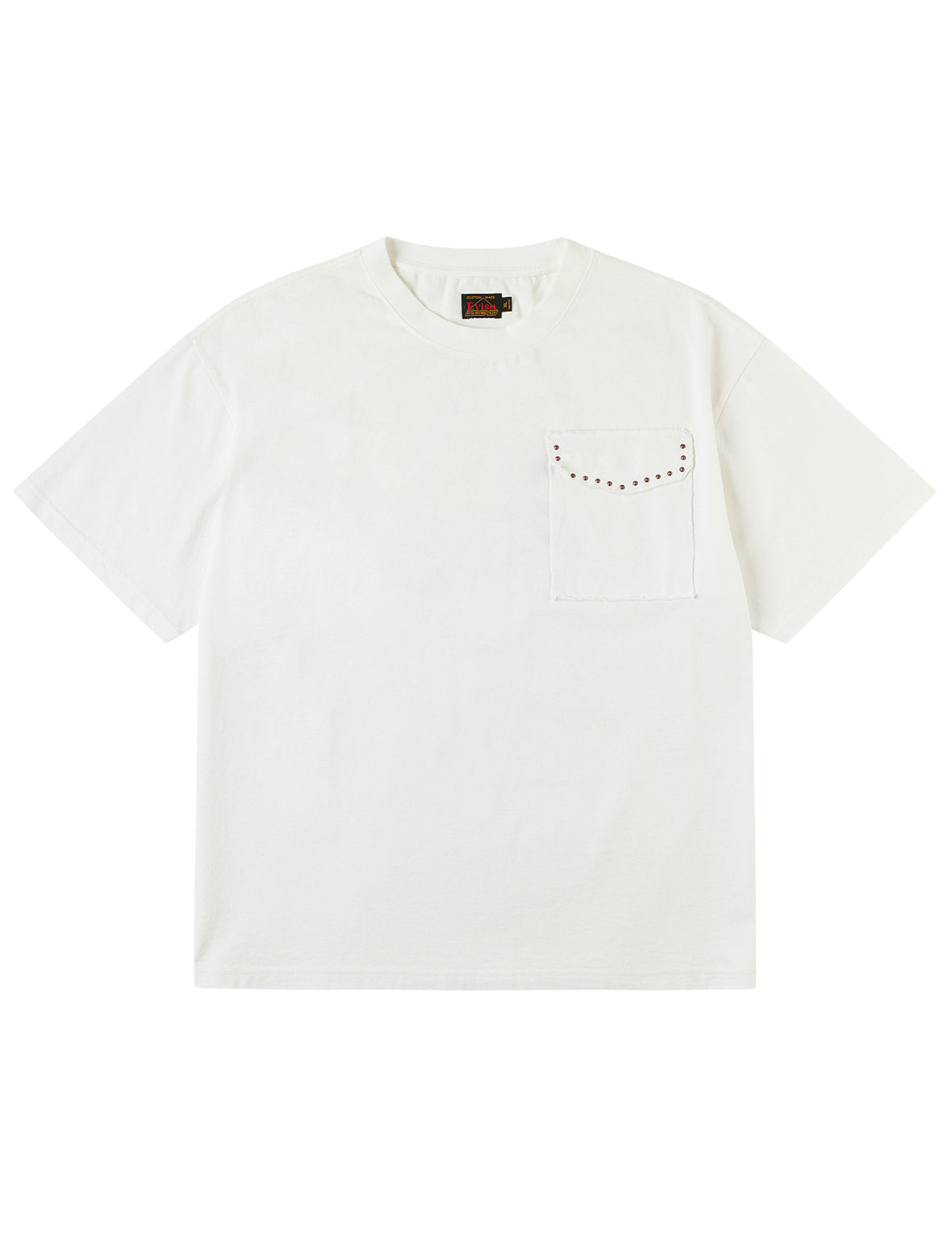 スカルスタッズポケット Tシャツ