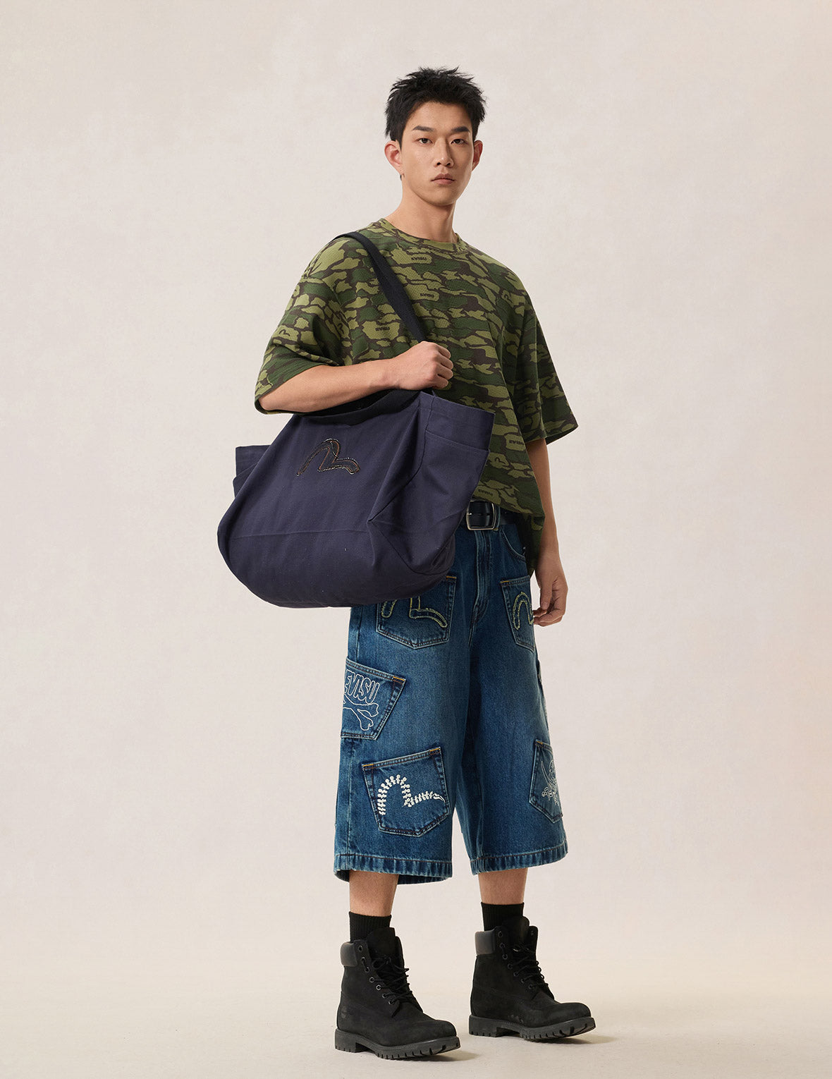 オールオーバー石垣カモフラージュ Tシャツ