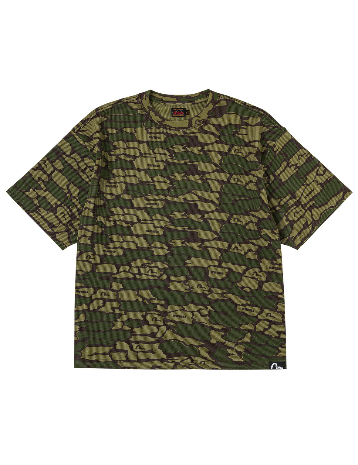 オールオーバー石垣カモフラージュ Tシャツ – EVISU