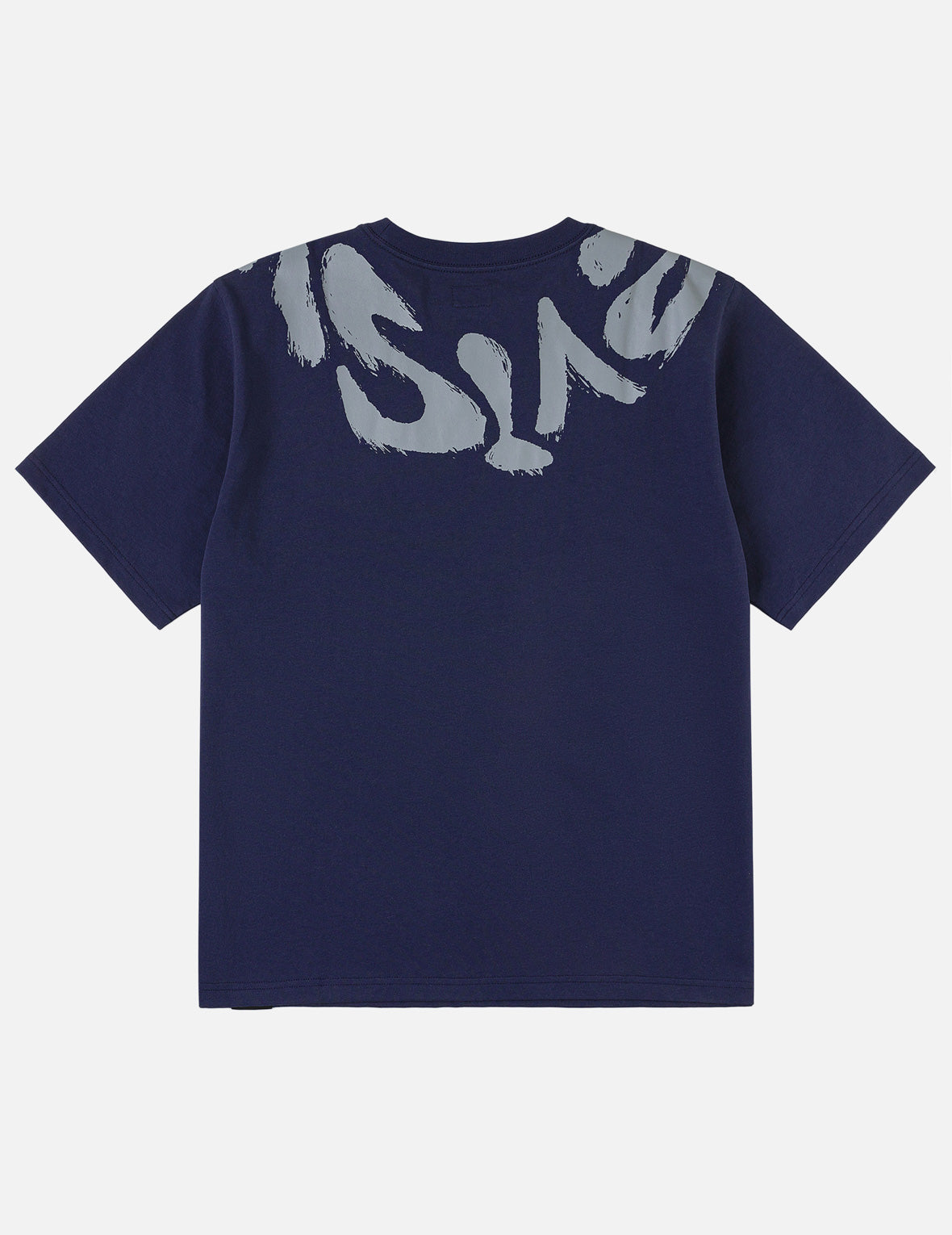 EVISUブラシストローククロスショルダーロゴ Tシャツ