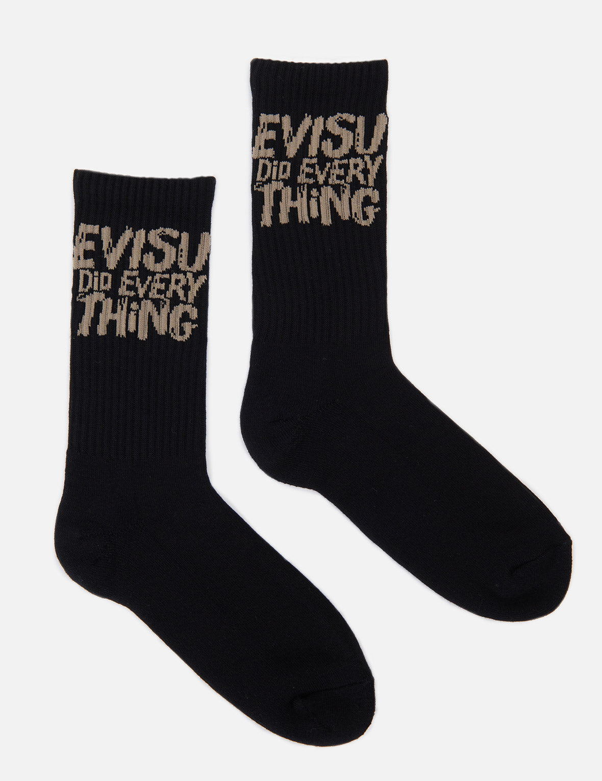 3-Pack Graffiti Slogan Jacquard Long Socks