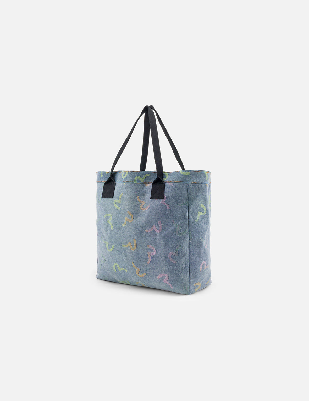 オールオーバーカモメ デニムトートバッグ – EVISU