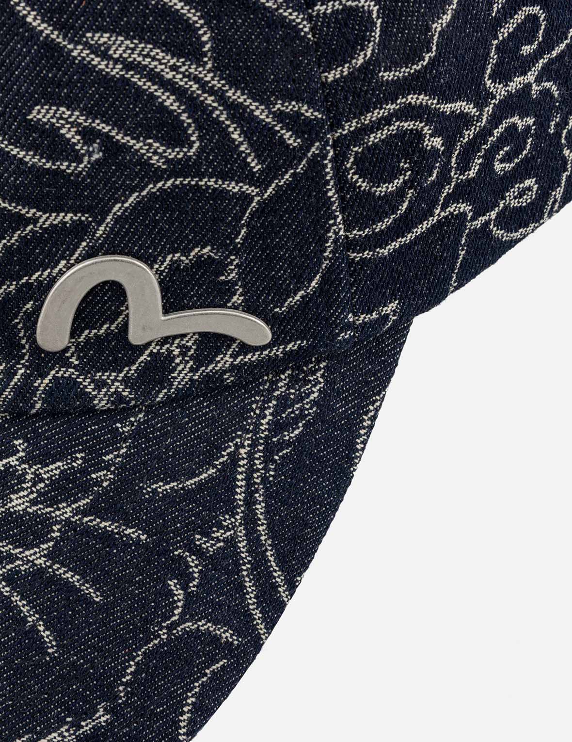 オールオーバーレオパード デニムキャップ