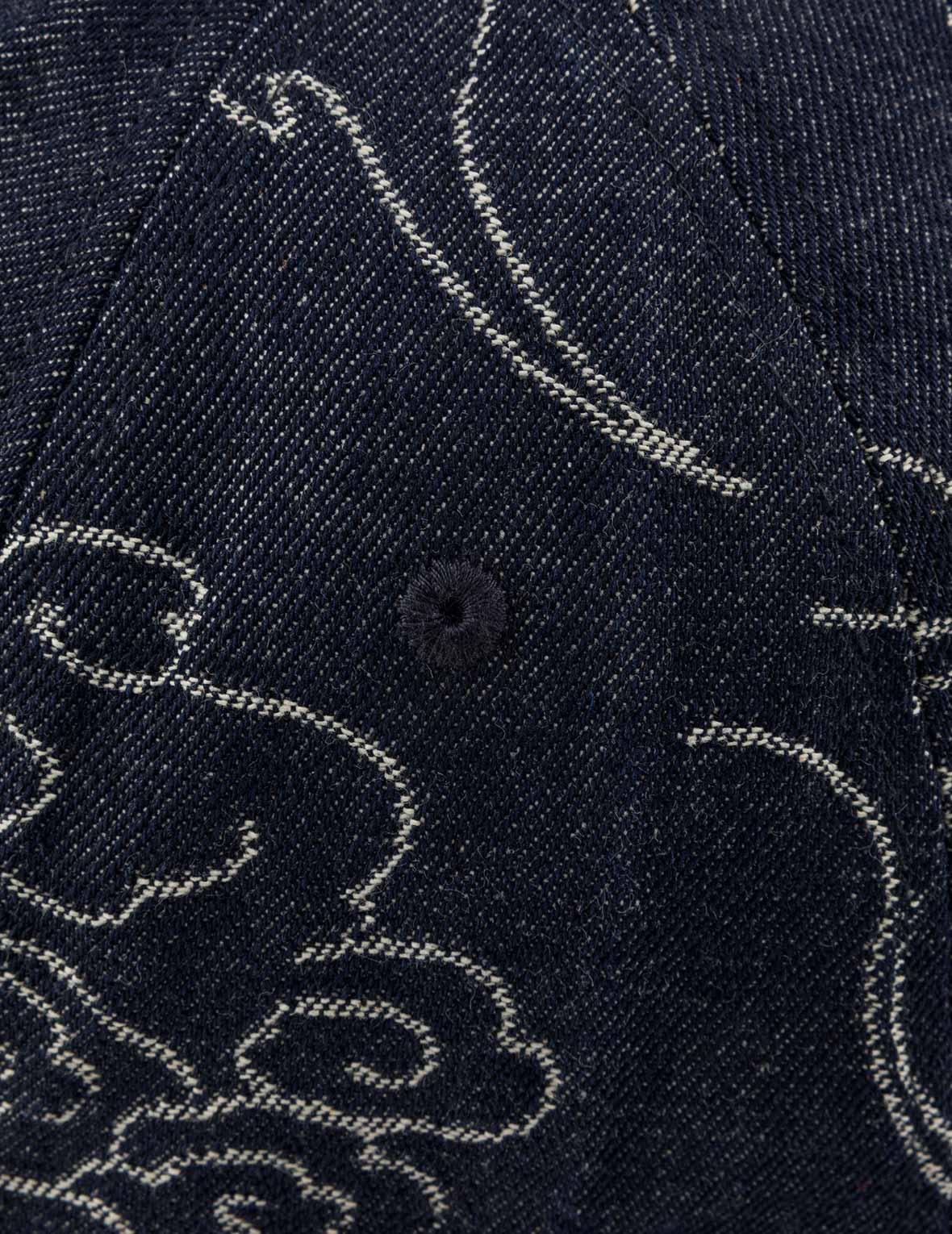 オールオーバーレオパード デニムキャップ