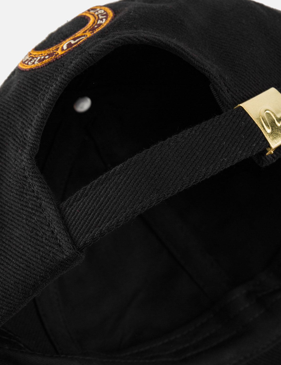 EVISUロゴ刺繍 キャップ - ブラック