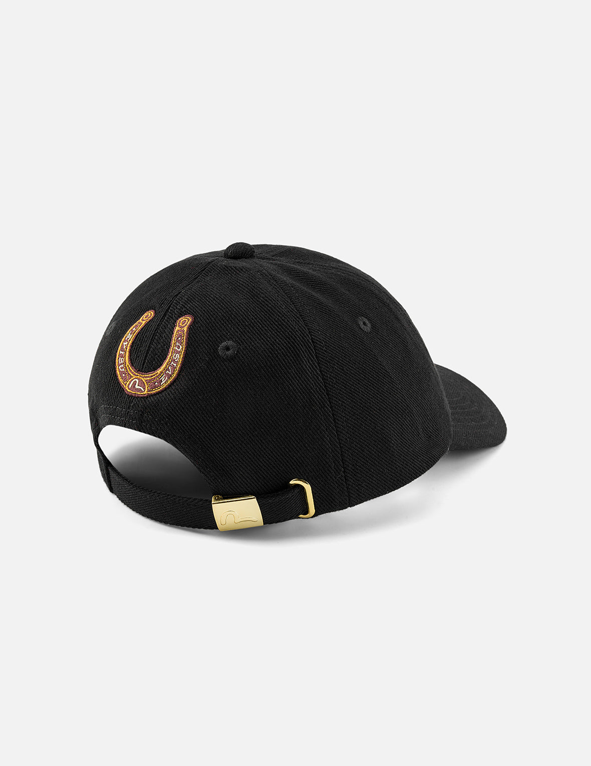 EVISUロゴ刺繍 キャップ - ブラック