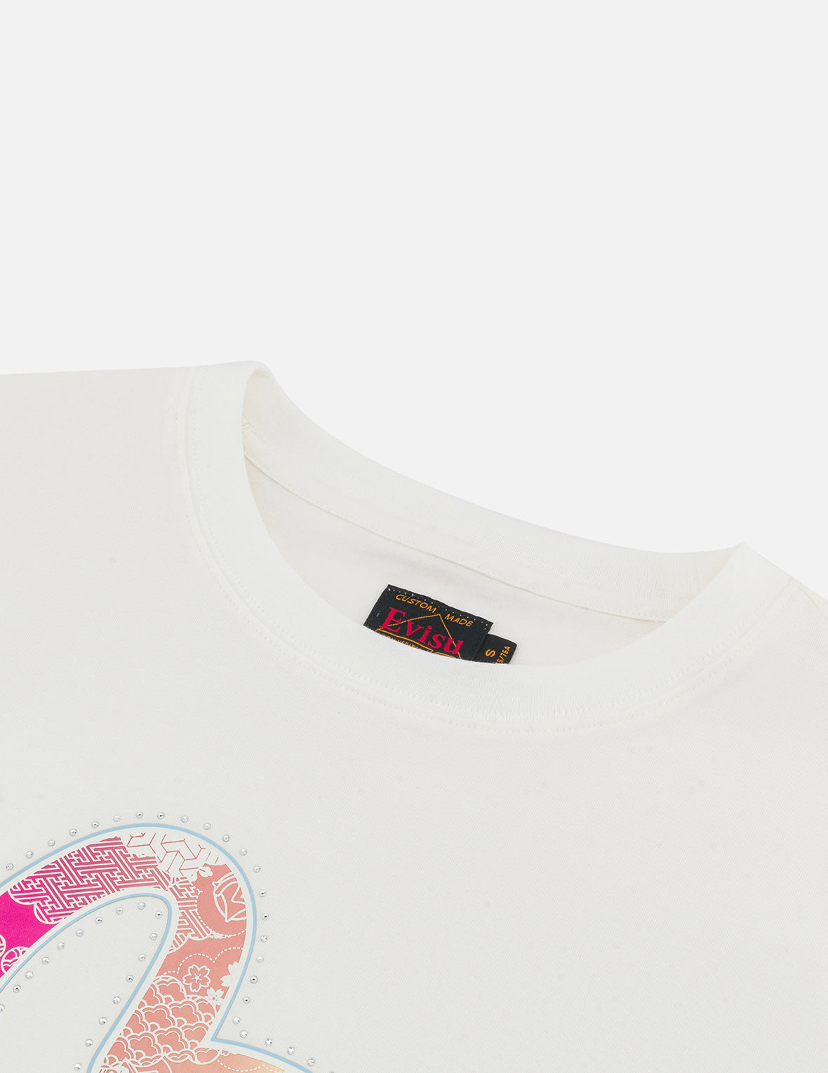 カモメ箔プリント ボーイフレンド Tシャツ
