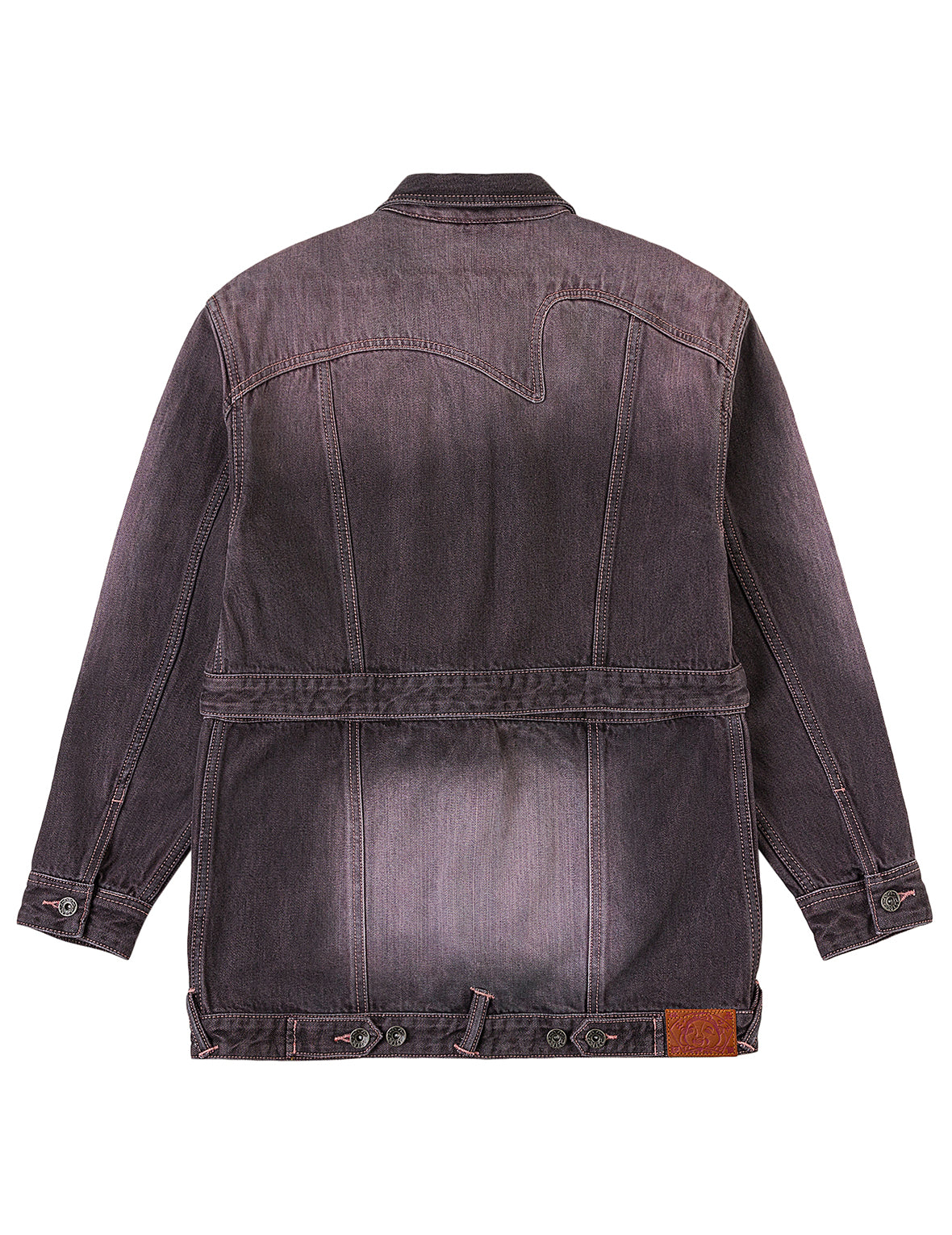 Embroidery Two Way Denim Jacket