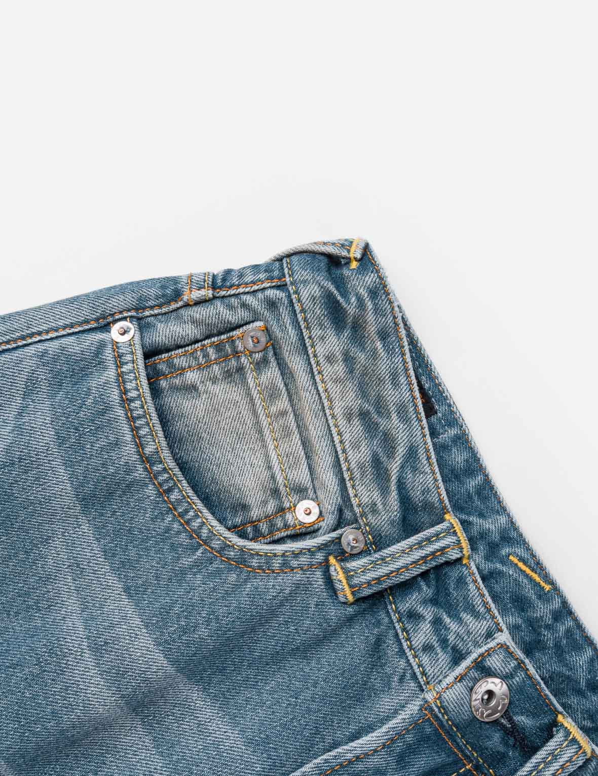 ブロケードパッチワーク バルーンジーンズ