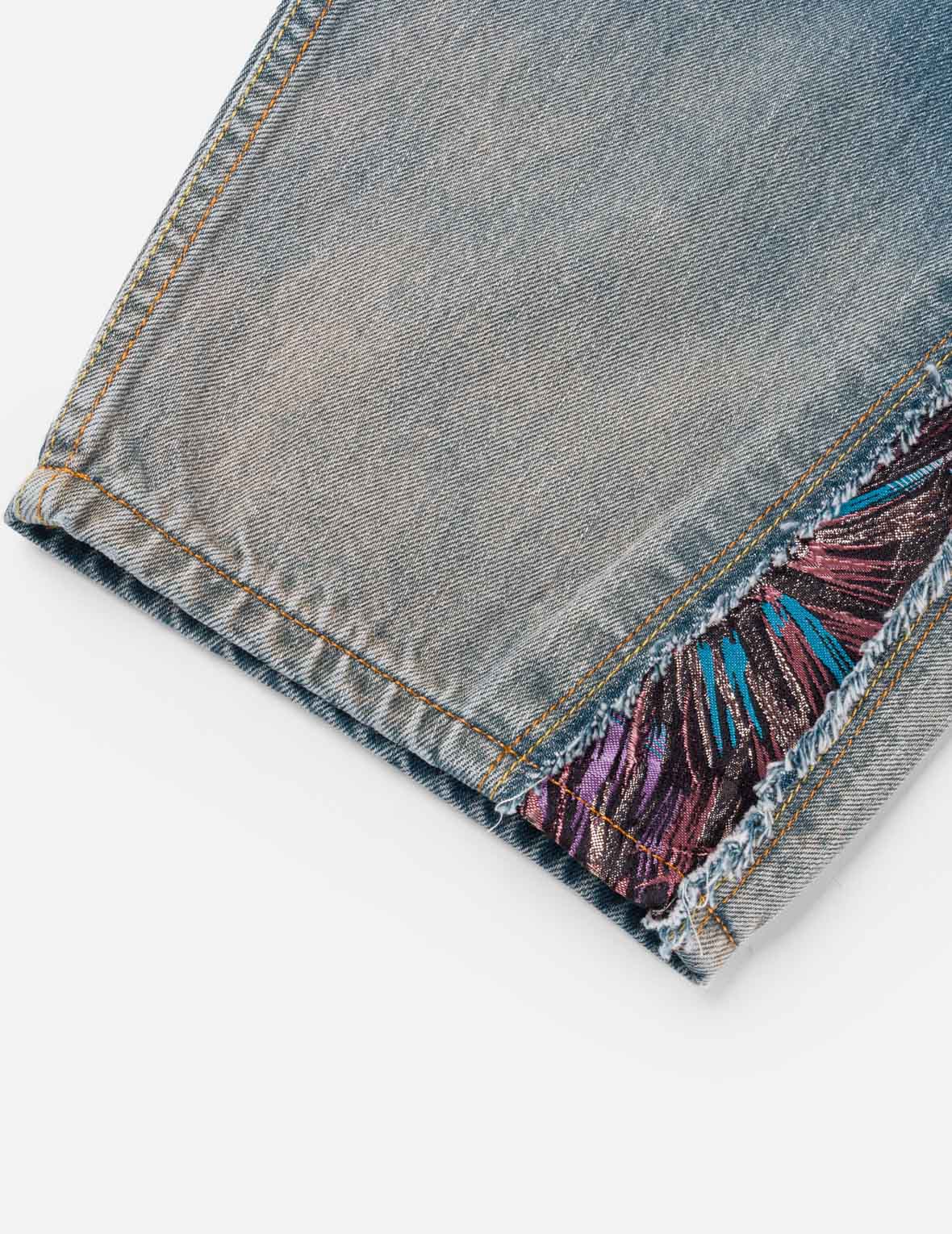 ブロケードパッチワーク バルーンジーンズ