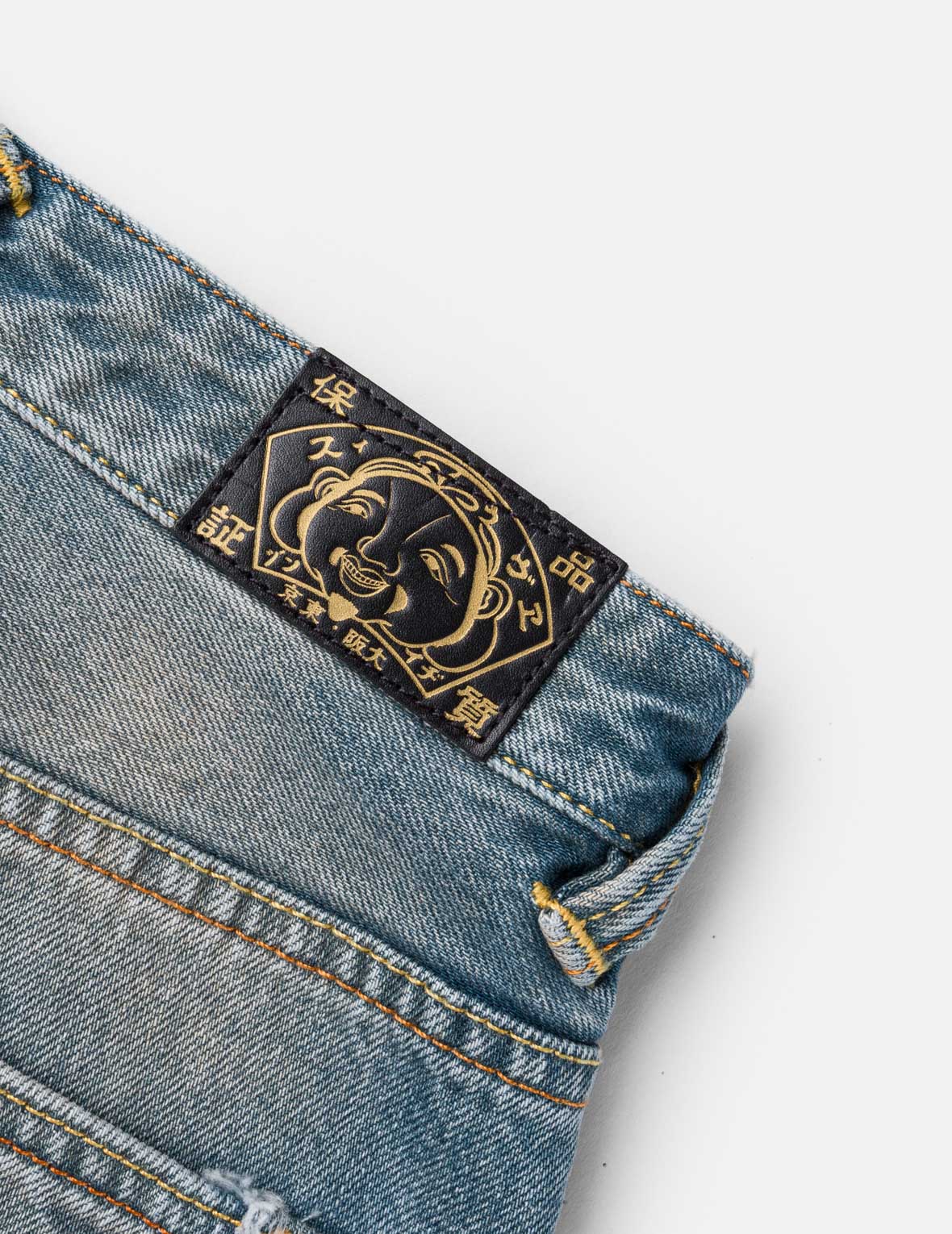 ブロケードパッチワーク バルーンジーンズ