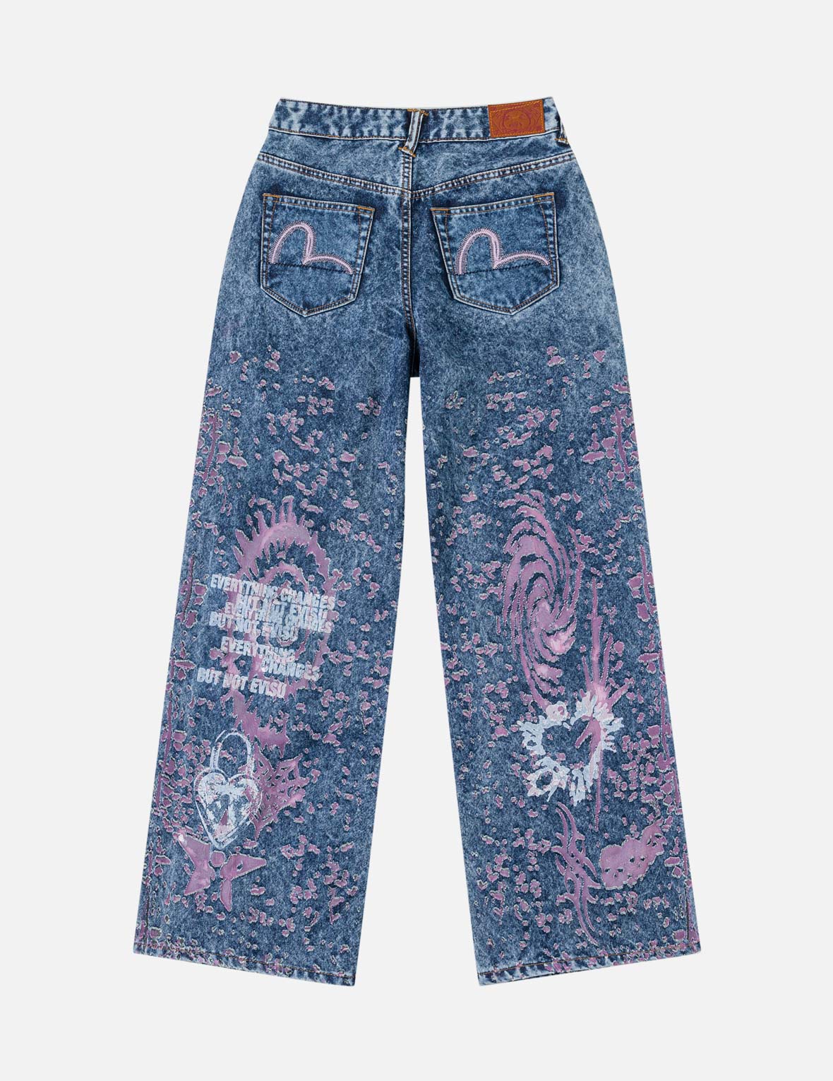 ピンクバーンアウト ジーンズ – EVISU