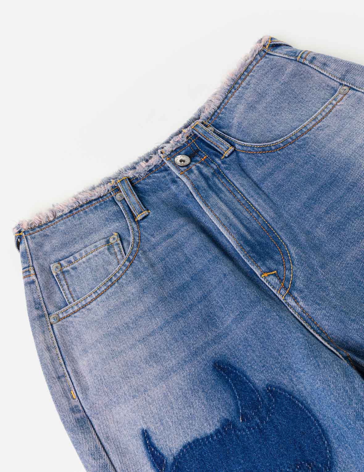 デビルハートカモメブーツカットジーンズ – EVISU