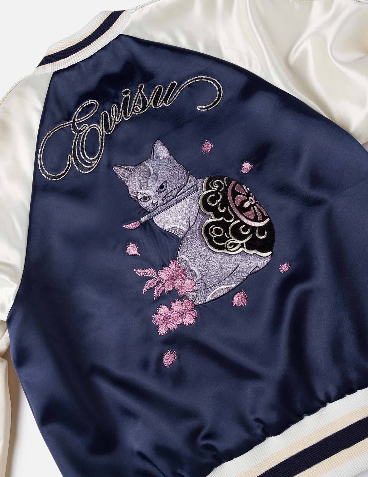 猫テーマ刺繍 スカジャン – EVISU 猫テーマ刺繍 スカジャン – EVISU