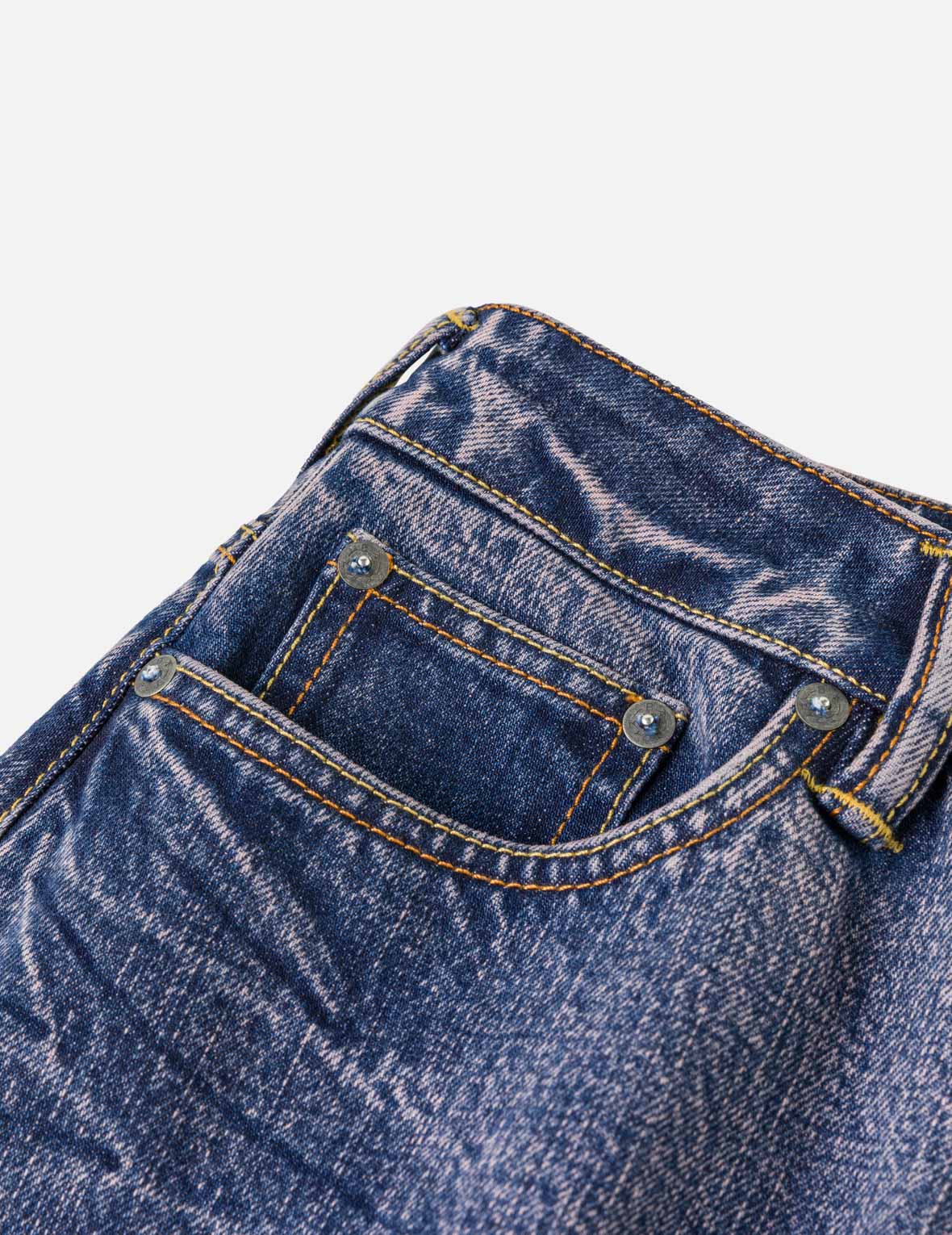 スタッズデニム カーゴスカート – EVISU